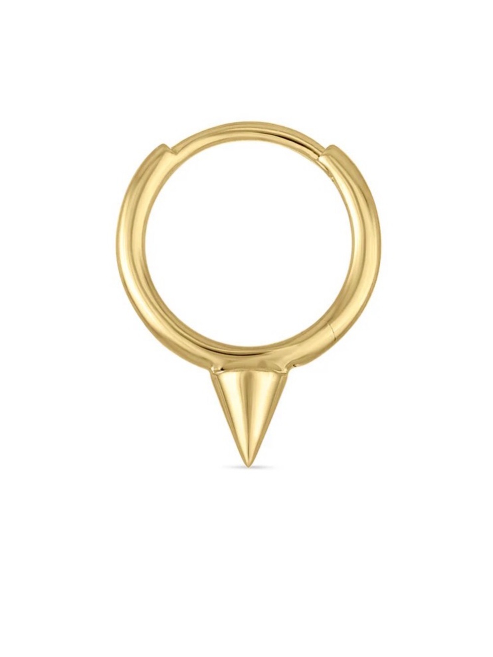 MARIA TASH SINGLE SHORT SPIKE HOOP EARRING